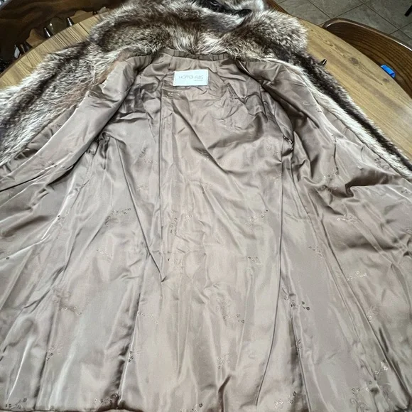 Vintage Hopper Furs Mid Length Raccoon Coat. Sz S-M - Picture 14 of 16